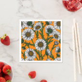 デイジー（オレンジ） スタンダードカクテルナプキン (インサイチュ)