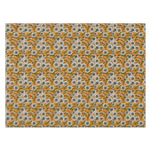 デイジー（オレンジ） テーブルクロス (正面(横))