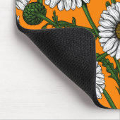 デイジー（オレンジ） マウスパッド (コーナー)