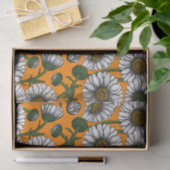 デイジー（オレンジ） 薄葉紙 (ギフト)