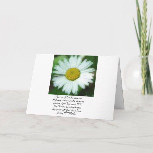 デイジー カード (裏面)