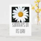 デイジー カード (黄色い花)