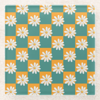 デイジー ガラスコースター