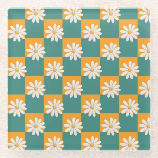 デイジー ガラスコースター (正面)