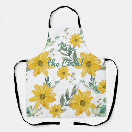 デイジー「キス調理師」、カスタマイズ可能な文字! エプロン
