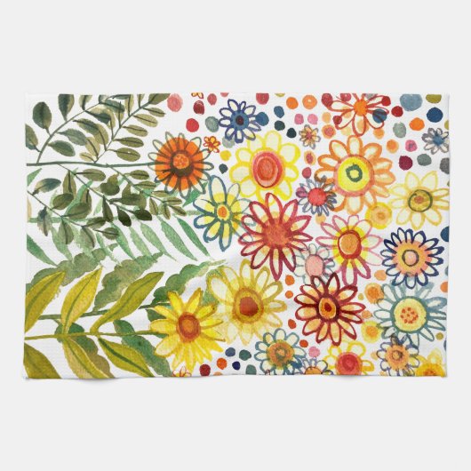 デイジー キッチンタオル (横)