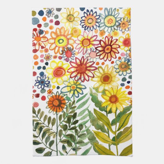 デイジー キッチンタオル (縦)