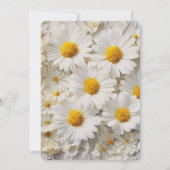 デイジー コレクション 誓い 更新 結婚式 招待状 (裏面)