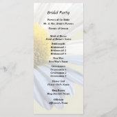 デイジー シャドウ アンド ライト ウェディング用品 プログラム (裏面)