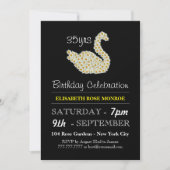 デイジー・スワン 誕生日パーティー 招待状 (正面)