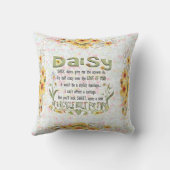 デイジー、デイジーは、あなたの答えが私を与えます クッション (裏面)