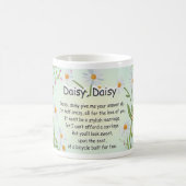デイジー、デイジーは、答えが…私を与えます コーヒーマグカップ (中央)