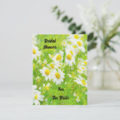 デイジー デイジー アート ガーデン ウェディング ブライダル パーティー 招待状 (スタンド正面)
