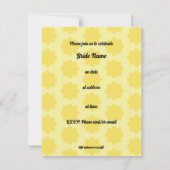 デイジー デイジー アート ガーデン ウェディング ブライダル パーティー 招待状 (裏面)