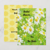 デイジー デイジー アート ガーデン ウェディング ブライダル パーティー 招待状 (正面/裏面)
