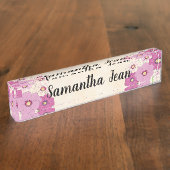 デイジー デスクネームプレート (側面)