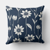 デイジー・デニム クッション (裏面)