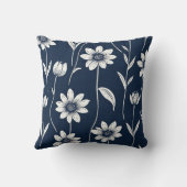 デイジー・デニム クッション (裏面)