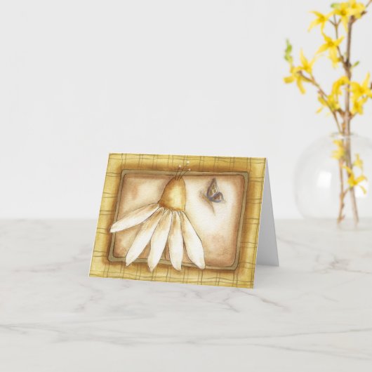 デイジー – ノートカード (黄色い花)