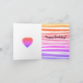 デイジー ノートカード (内部)