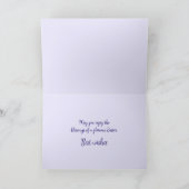 デイジー「ハッピーイースター」薄紫と青カード シーズンカード (内部)