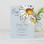 デイジー&バタフライベビーシャワー 招待状 (スタンド正面)