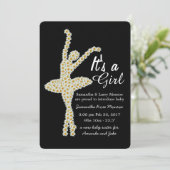 デイジー バレリーナ 新生児発表 案内状 (スタンド正面)