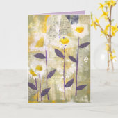 デイジー・パレード カード (黄色い花)