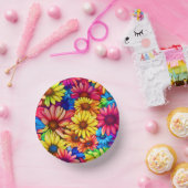 デイジー ビューティー - 紙皿 (パーティー)