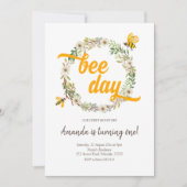 デイジー&ビーデイ誕生日招待状 招待状 (正面)