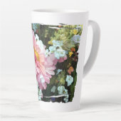 デイジー（ピンク） カフェラテマグ (右アングル)