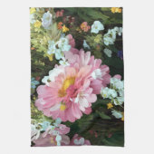 デイジー（ピンク） キッチンタオル (縦)