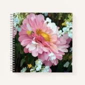 デイジー（ピンク） ノートブック (正面)