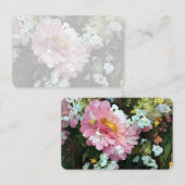 デイジー（ピンク） 名刺 (正面/裏面)