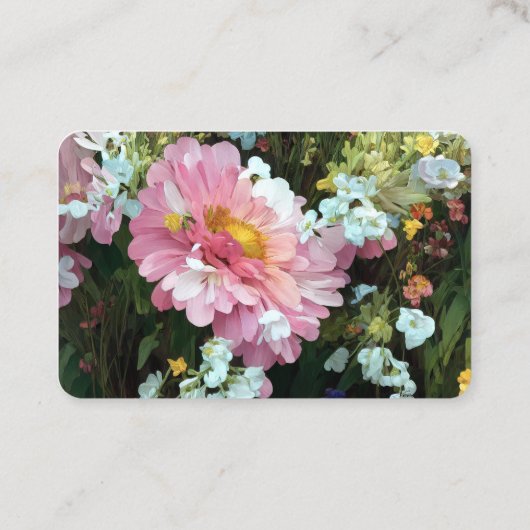 デイジー(ピンク) 名刺 (裏面)