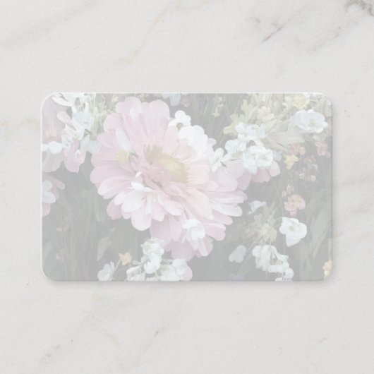 デイジー（ピンク） 名刺 (正面)