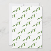 デイジー フラワール | かわいいベビーシャワーの招待状 招待状 (裏面)