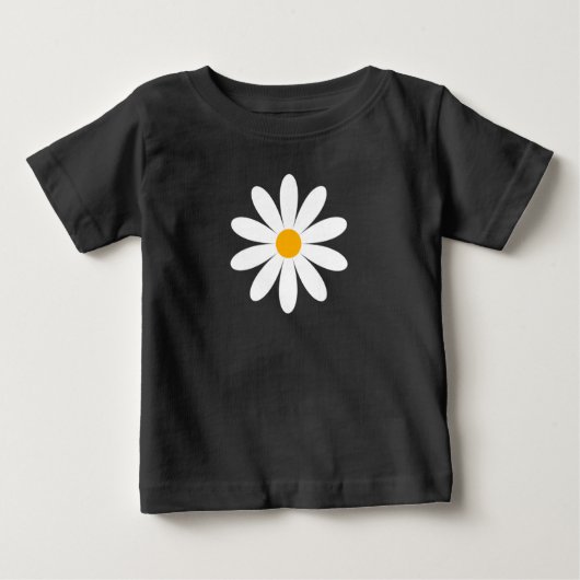 デイジー フラワー ベビーTシャツ (正面)