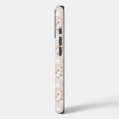 デイジー フラワー ベージュ フラワー 乙女ちっく タン Case-Mate iPhoneケース (裏面 / 左)