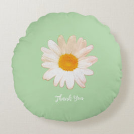 デイジー フラワー マグ – サマー ボタニカル コージー ラウンドクッション