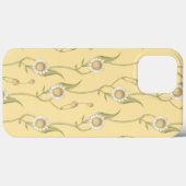 デイジー フラワー モノグラム イエロー ユニーク Case-Mate iPhoneケース (裏面 (横))