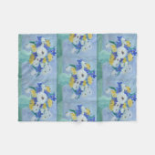 デイジー フリースブランケット (正面(横))