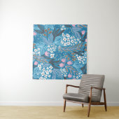 デイジー・フローラル：ヴィンテージ・スプリング・デザイン。 タペストリー (インサイチュ(横))