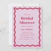 デイジー ブライダルシャワーの招待状 招待状 (正面)