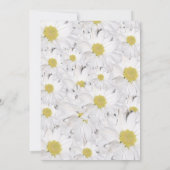 デイジー ブライダルシャワー 招待状 - 赤毛 (裏面)