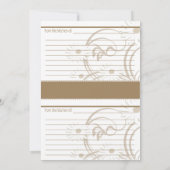 デイジー・ブライダル・シャワー 招待状 (裏面)