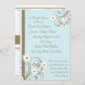 デイジー・ブライダル・シャワー 招待状 (正面/裏面)