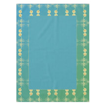 デイジー&ブルーテーブルクロス