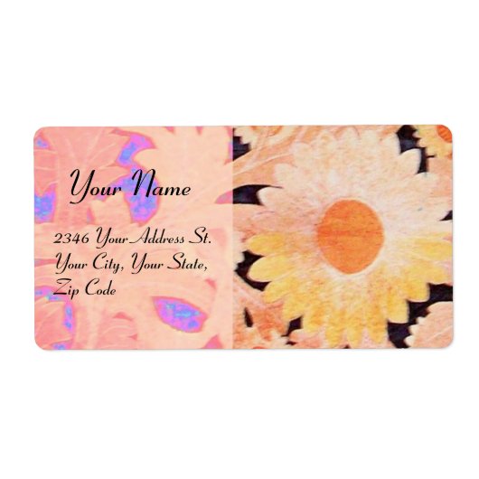 デイジー、ブルーレッドピンクブラック ラベル (正面)