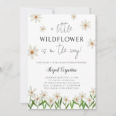 デイジー ベイビー シャワー 招待状 (正面)